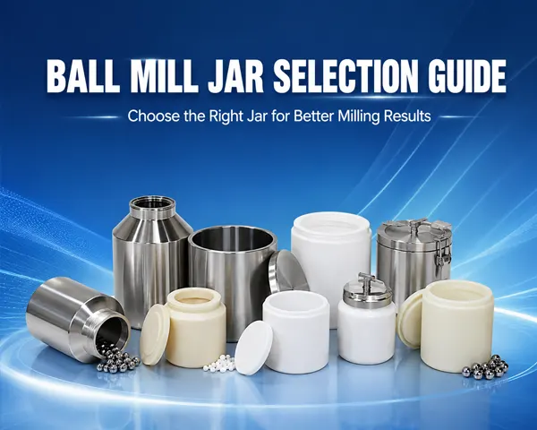 Ball Mill Jar Selection Guide