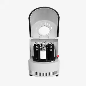 Semicircular vertical planetary ball mill