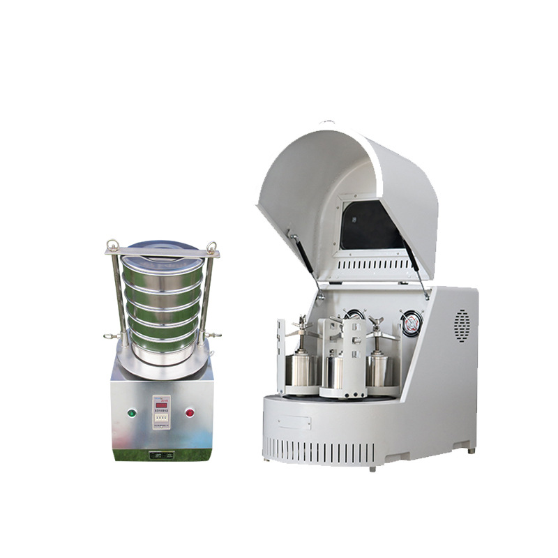 TENCAN soil grinder and sieve machine used for laboratory soil sample preparation