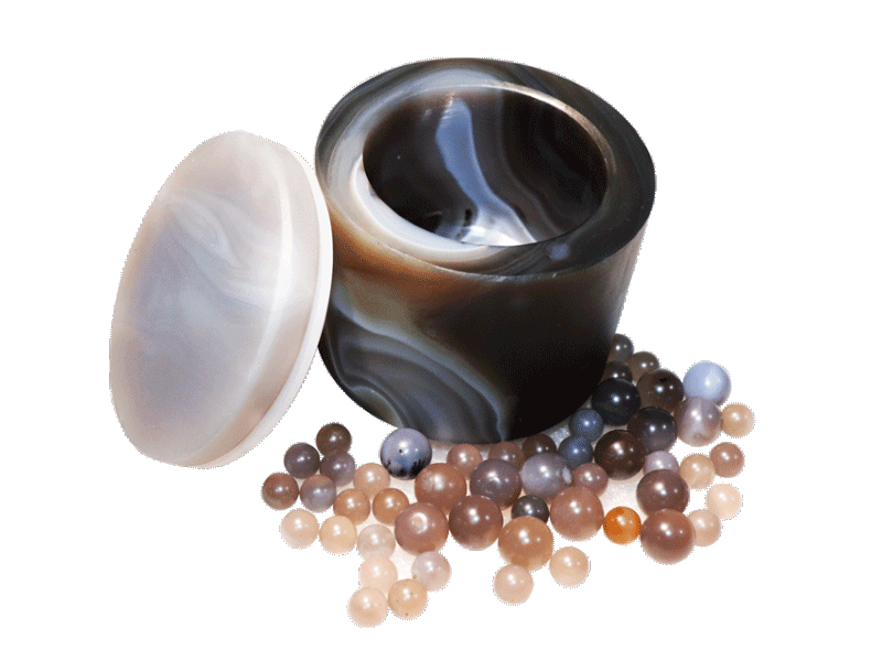 Agate planetary mill jar