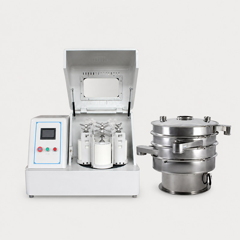 Soil grinder and sieve machine