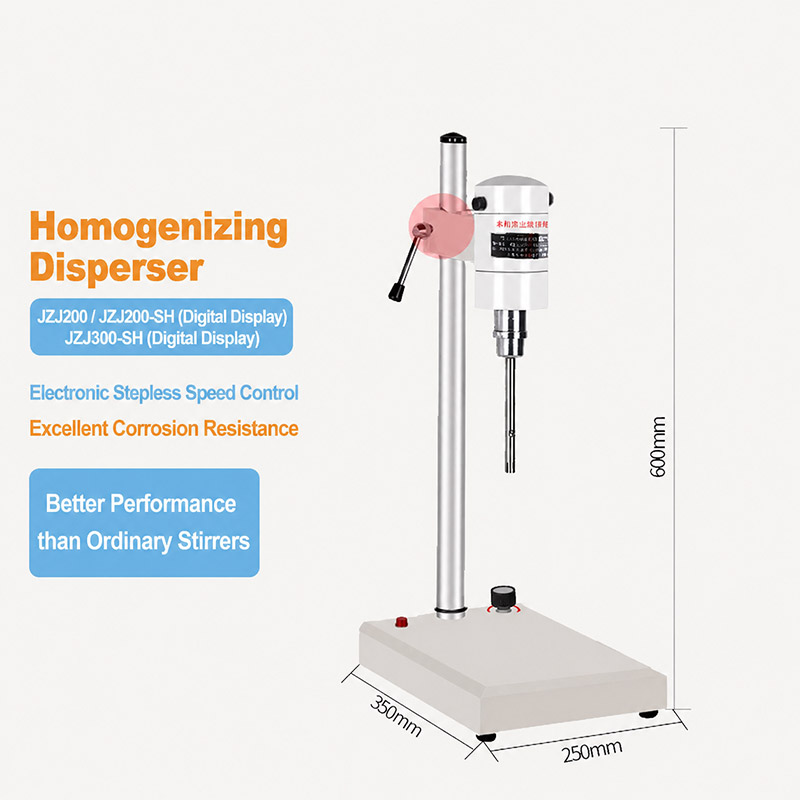 High speed dispersing homogenizer