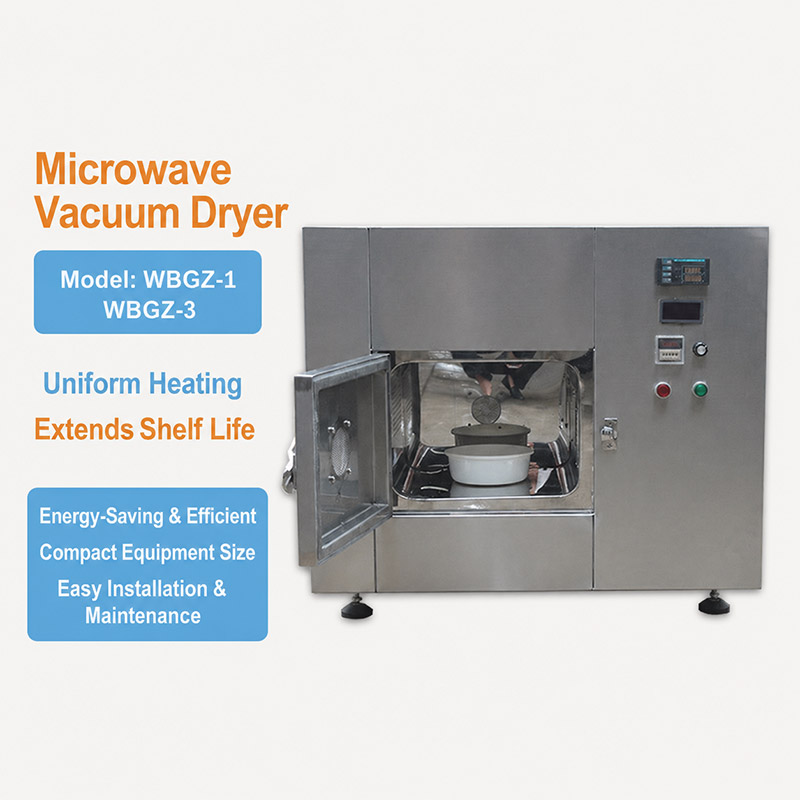Microwave vacuum drying oven
