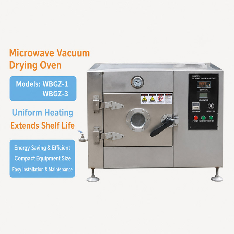 Microwave vacuum drying oven