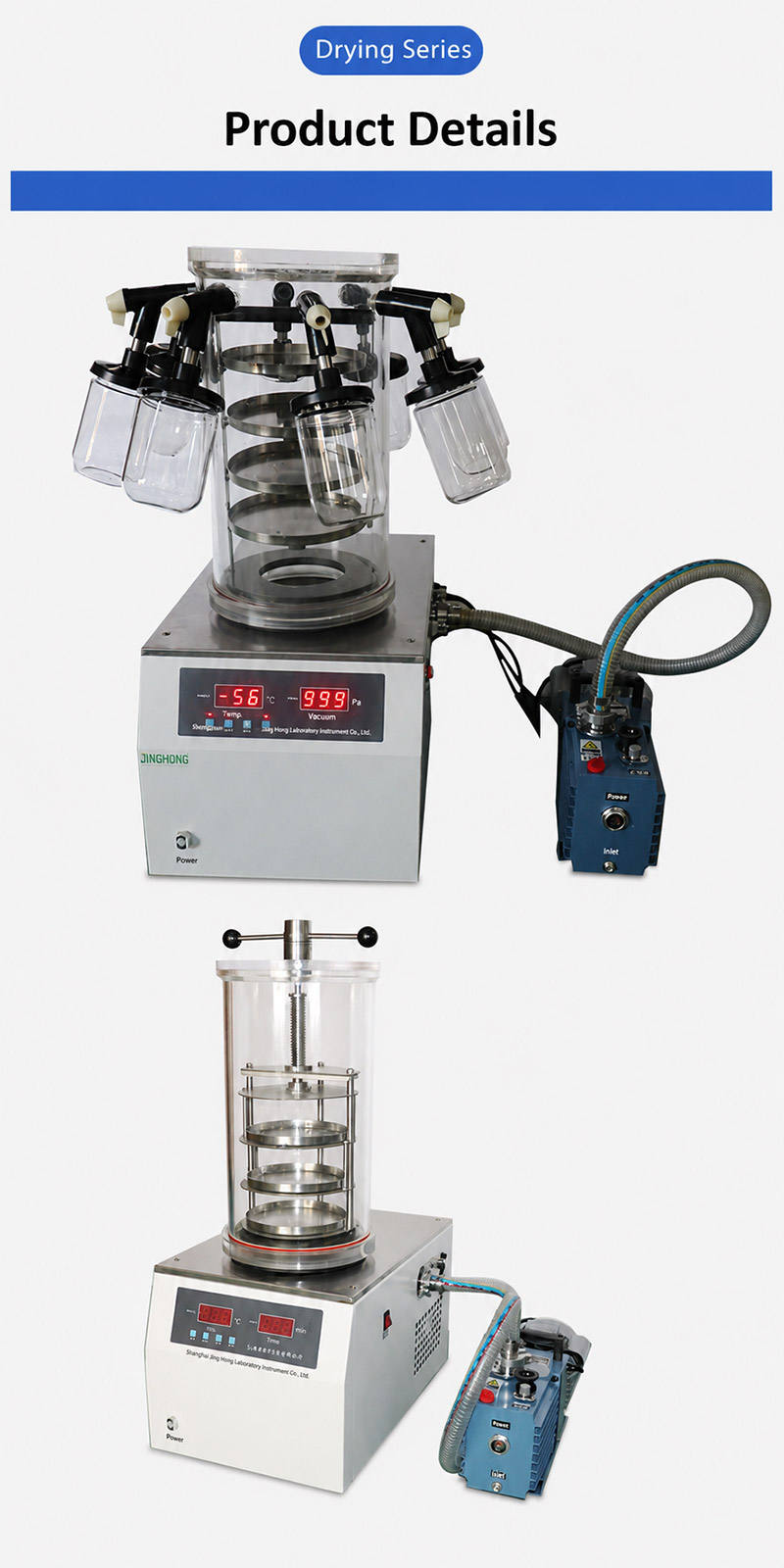 Vacuum freeze drying box