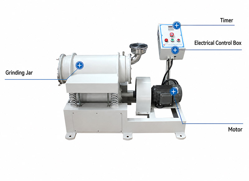 Light vibration ball mill