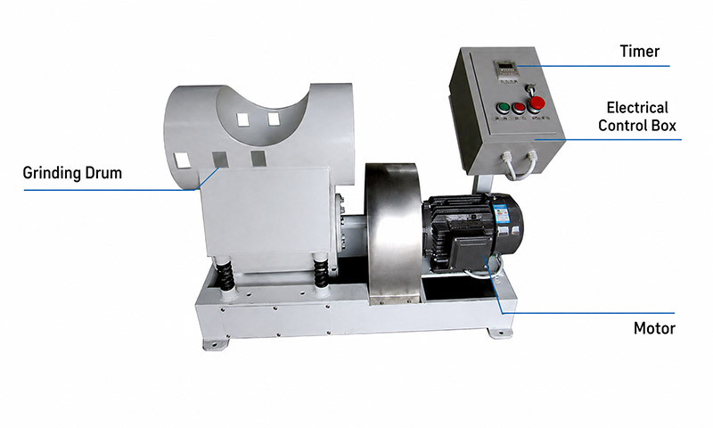 Experimental vibration ball mill