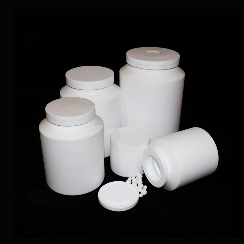 PTFE roll mill jar