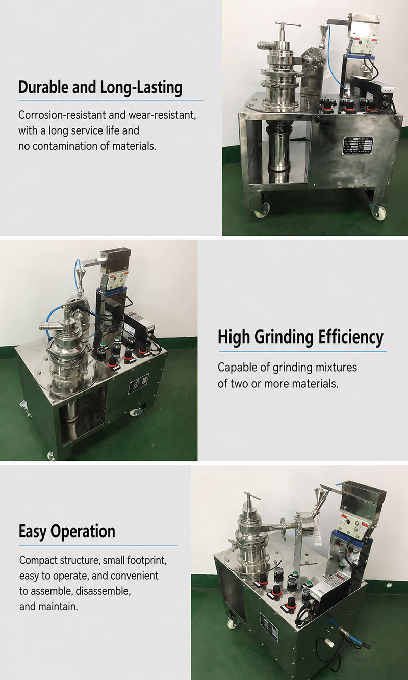 Laboratory jet mill