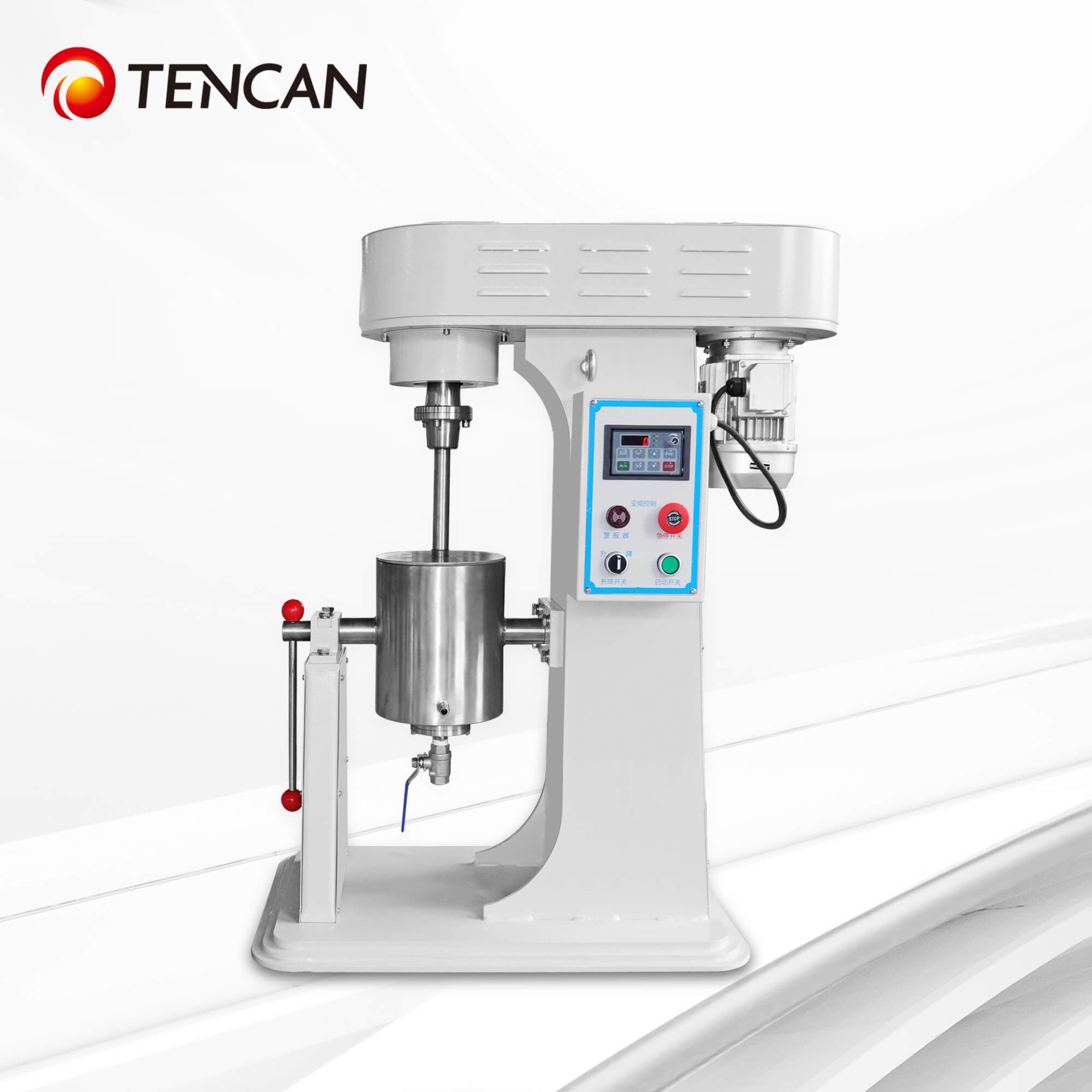 TENCAN Electric Lift Stirred Ball Mill for Pilot and Medium Batch Grinding