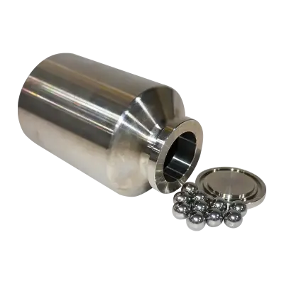 Stainless steel roll mill jar