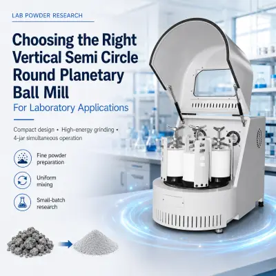 How Does a Planetary Ball Mill Work? Components, Grinding Modes and Applications