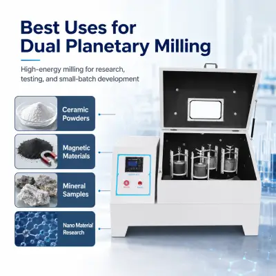 Why Planetary Ball Mills Use Grinding Aids: Benefits, Mechanisms and Selection